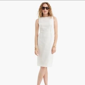 J. Crew Sheath in Bi-Stretch Cotton Dress